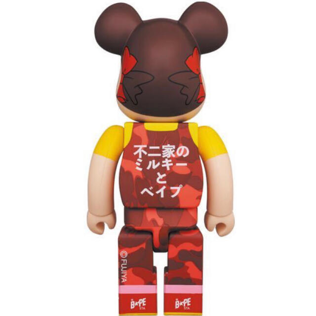 MEDICOM TOY(メディコムトイ)のBE@RBRICK BAPE®︎ ペコちゃん&ポコちゃん 100% 400% ハンドメイドのおもちゃ(フィギュア)の商品写真