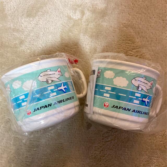 JAL(日本航空)(ジャル(ニホンコウクウ))のコップ　飛行機　JAL キッズ/ベビー/マタニティの授乳/お食事用品(マグカップ)の商品写真