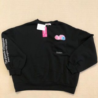 ピンクラテ(PINK-latte)の165cm  ピンクラテトレーナー　新品　上代3850 訳あり(Tシャツ/カットソー)