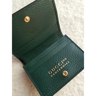 Gucci - 入手困難 GUCCI グッチ 100周年記念 限定 2つ折り財布の通販 