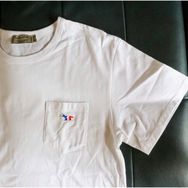 メゾンキツネ Tシャツ 半袖 ポケット トップス カットソー ホワイト 白 | フリマアプリ ラクマ