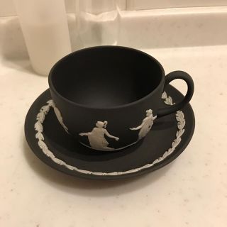 ウェッジウッド(WEDGWOOD)の（お値下げ）ウェッジウッド ジャスパー ☆ブラック☆(食器)