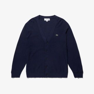 ラコステ(LACOSTE)の無縫製ニットVネックカーディガン　(LACOSTE)(カーディガン)