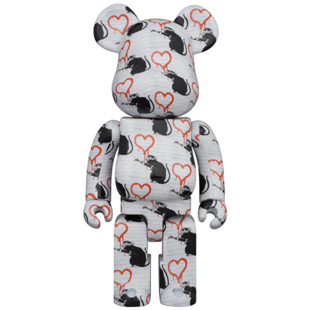 MEDICOM TOY(メディコムトイ)の【新品未開封】BE@RBRICK LOVE RAT  エンタメ/ホビーのフィギュア(その他)の商品写真