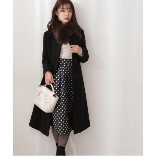 プロポーションボディドレッシング(PROPORTION BODY DRESSING)の完売品♡ファー付きノーカラーコート (ロングコート)