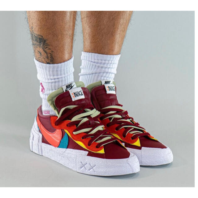 sacai x Nike x Kaws Blazer TEAM RED 28cm