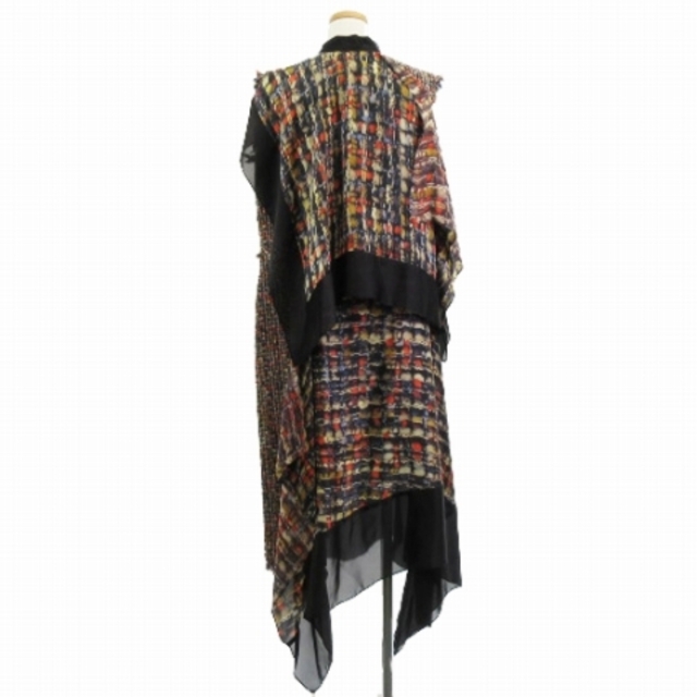 sacai - サカイ 21SS ワンピース ノースリーブ ツイード sacai - サカイ 21SS ワンピース ノースリーブ ツイード