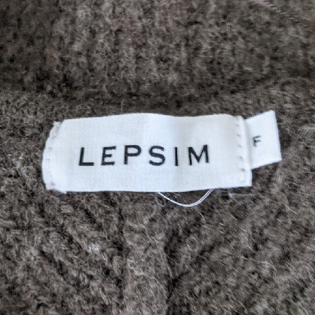 LEPSIM - LEPSIM レプシィム フリーサイズ レディース ニットセーター