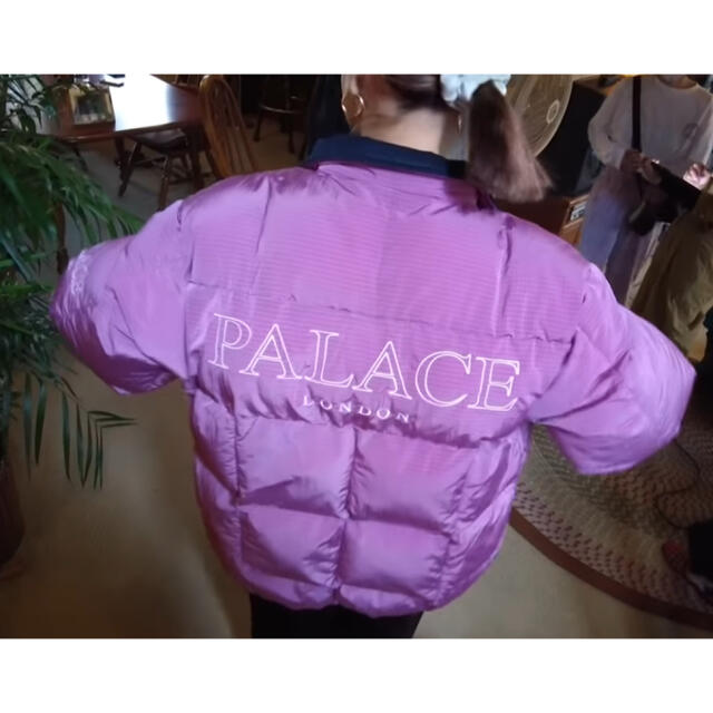 流行 Supreme - PALACE ダウン ピンクパープル ダウンジャケット
