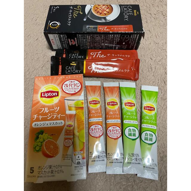 フルーツチャージティー＆カフェラトリー　6本 食品/飲料/酒の飲料(茶)の商品写真