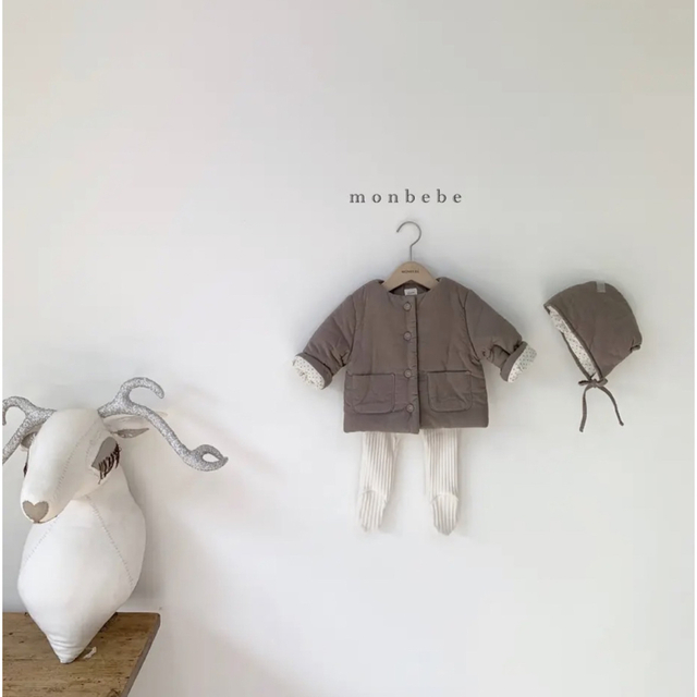 こども ビームス(コドモビームス)の【新品未使用】monbebe enfant jacket set キッズ/ベビー/マタニティのキッズ服男の子用(90cm~)(コート)の商品写真