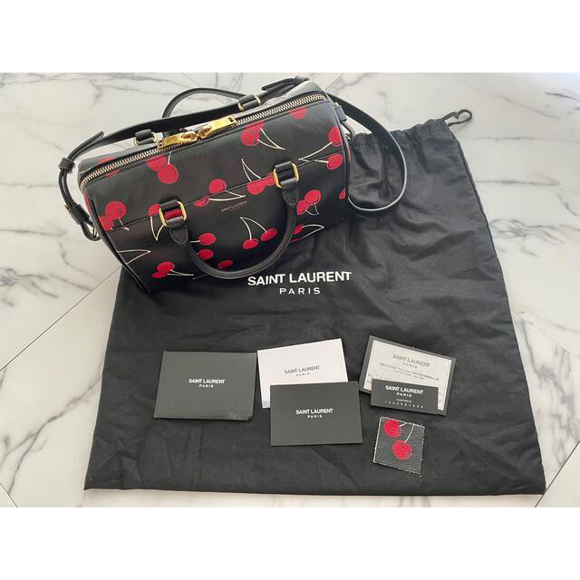 saint laurent チェリー ベイビーダッフル サンローラン バッグ | www