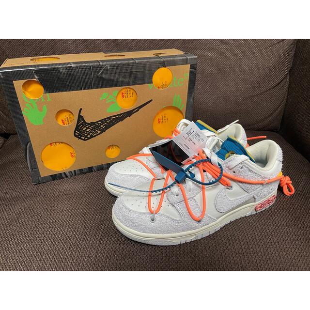 NIKE(ナイキ)のNIKE×Off-White Dunk Low Lot 19 ダンク メンズの靴/シューズ(スニーカー)の商品写真