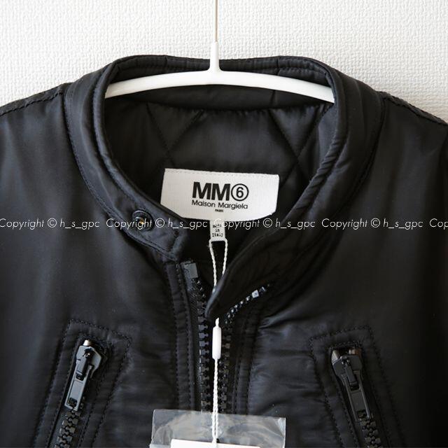 Maison Martin Margiela(マルタンマルジェラ)の【定価11.8万】MM6 ハの字 ライダース ジャケット ブルゾン マルジェラ レディースのジャケット/アウター(ライダースジャケット)の商品写真