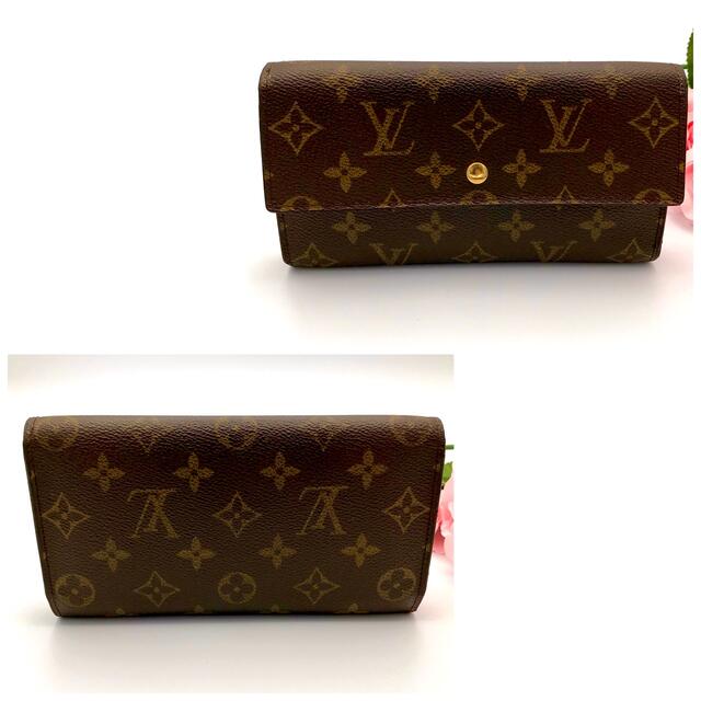 LOUIS VUITTON(ルイヴィトン)のほぼ新品❤️ルイヴィトン✨モノグラム✨三つ折り✨長財布 レディースのファッション小物(財布)の商品写真