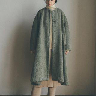 【最終値下げ】CLANE  FLARE FUR COAT(ロングコート)