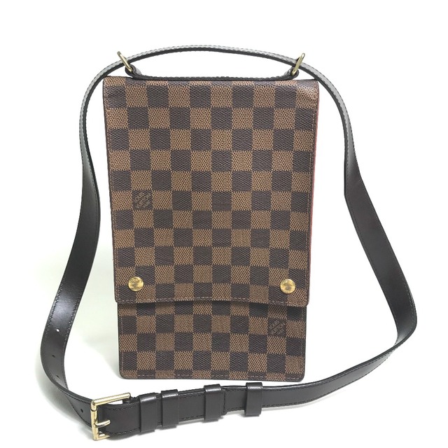 ルイヴィトン LOUIS VUITTON ポートベロー  N45271 ダミエ ポシェット ショルダーバッグ ダミエキャンバス エベヌ ブラウン