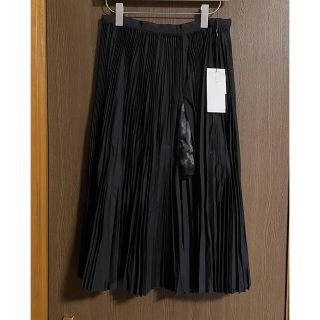 サカイ(sacai)の3新品 sacai レディース プリーツ スカート ペチコート サカイ ブラック(ロングスカート)