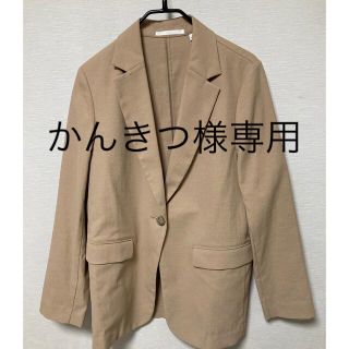 ユニクロ(UNIQLO)のユニクロ ベージュジャケット(テーラードジャケット)