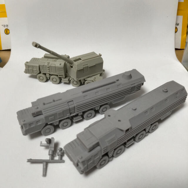 模型/プラモデルレジンキット 1/144 A-222 ロシア軍 べレグ 沿岸砲システム 3輛