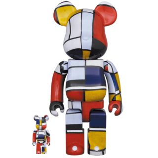 メディコムトイ(MEDICOM TOY)のBearbrick Piet Mondrian 100% & 400%(その他)