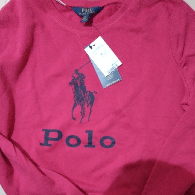 POLO RALPH LAUREN(ポロラルフローレン)の新品　ラルフローレン　トレーナー　160 キッズ/ベビー/マタニティのキッズ服女の子用(90cm~)(その他)の商品写真