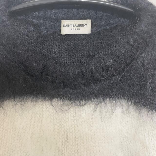 Saint Laurent(サンローラン)のSAINT LAURENT PARIS 18AW ボーダー モヘア ニット メンズのトップス(ニット/セーター)の商品写真