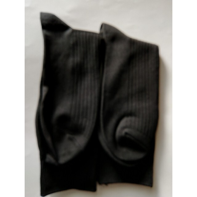 メンズ靴下 2足【黒】25cm～27cm メンズのレッグウェア(ソックス)の商品写真