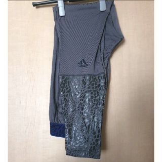 アディダス(adidas)のアディダス ヒョウ柄ブリント ロングタイツ/スパッツ/レギンス/インナー 新品(レギンス/スパッツ)