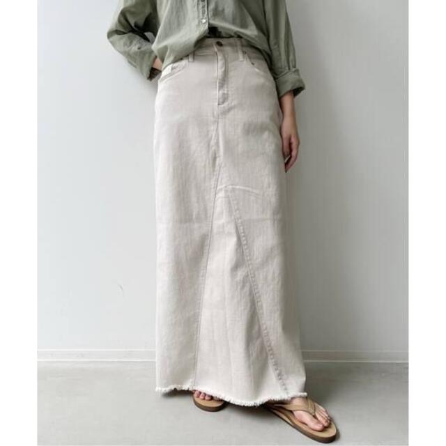 L'Appartement DEUXIEME CLASSE(アパルトモンドゥーズィエムクラス)のGOOD GRIEF! A Line Fringe Hem Skirt レディースのスカート(ロングスカート)の商品写真