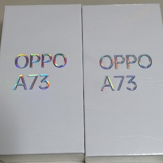 ☆2台☆OPPO A73 ネイビー&オレンジ