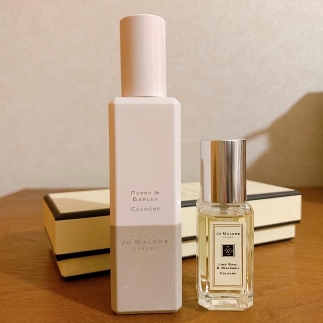 Jo Malone(ジョーマローン)のジョーマローン  ポピー&バーリー30ml（ライムバジルサンプル付き） コスメ/美容の香水(香水(女性用))の商品写真