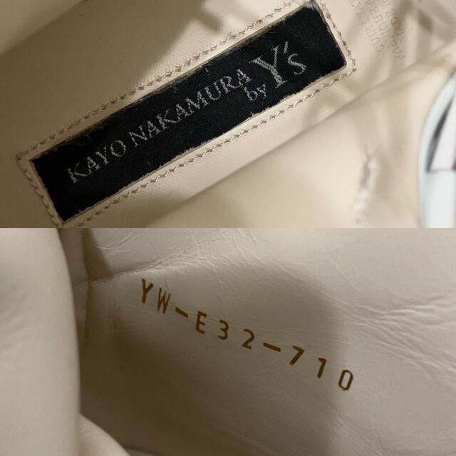 Y's(ワイズ)の美品 Y's ワイズ 18SS シャークソール 編み上げ レザー シューズ レディースの靴/シューズ(その他)の商品写真