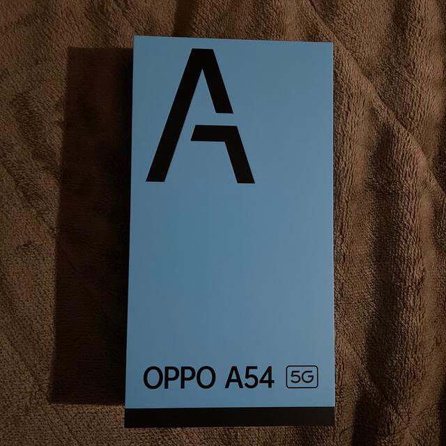 OPPO A54 5G 本体　シルバーブラックスマートフォン本体