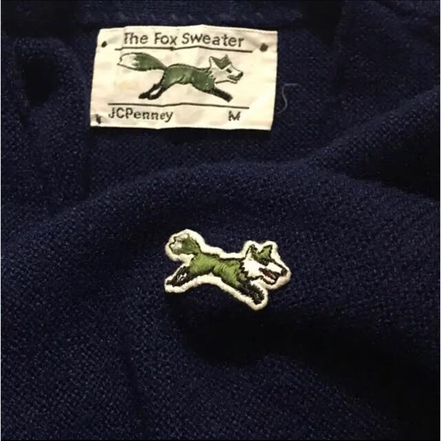 jc penny fox カーディガン 紺 NIRVANA カートコバーン着用の通販 by