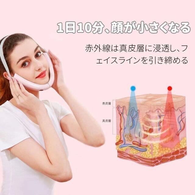 【♥️削除予定♥️】スマートマッサージ 美顔器 小顔 たるみ 浮腫 美容 しわ スマホ/家電/カメラの美容/健康(フェイスケア/美顔器)の商品写真