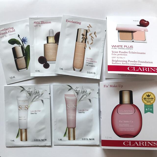 CLARINS(クラランス)のクラランス　ファンデーション　サンプル コスメ/美容のキット/セット(サンプル/トライアルキット)の商品写真