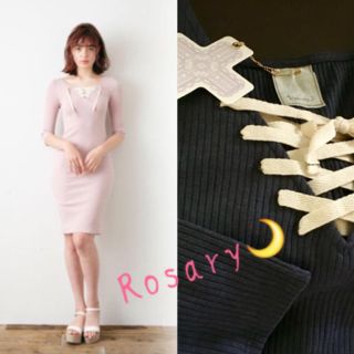 ロザリームーン(Rosary moon)の期間限定お値下げ中!!タグ付き🌙Rosary moon ワンピ   (ひざ丈ワンピース)