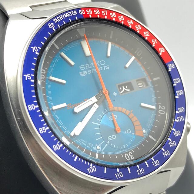 SEIKO   SEIKO セイコー 5スポーツ ペプシベゼル の通販 by