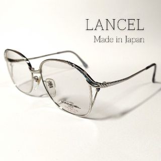 ランセル(LANCEL)のLANCEL メガネフレーム シルバー 日本製 02(サングラス/メガネ)