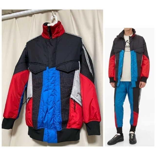 Y-3 M COL BLOCK SHELL PADDED TRACKJACKET