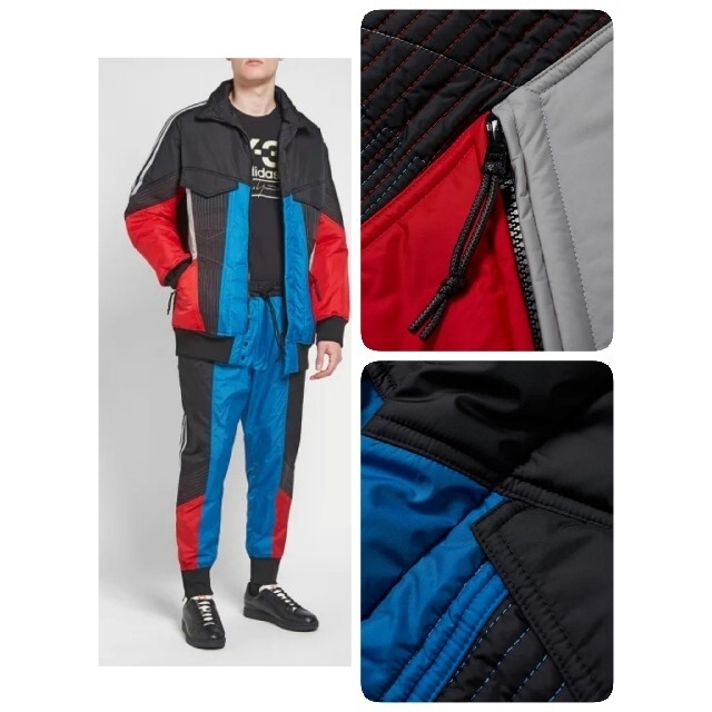 Y-3 M COL BLOCK SHELL PADDED TRACKJACKET