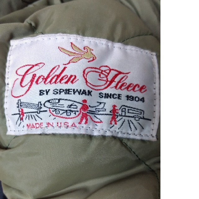 希少 USA製 SPIEWAK golden fleece N -2B 38 黒 - フライトジャケット