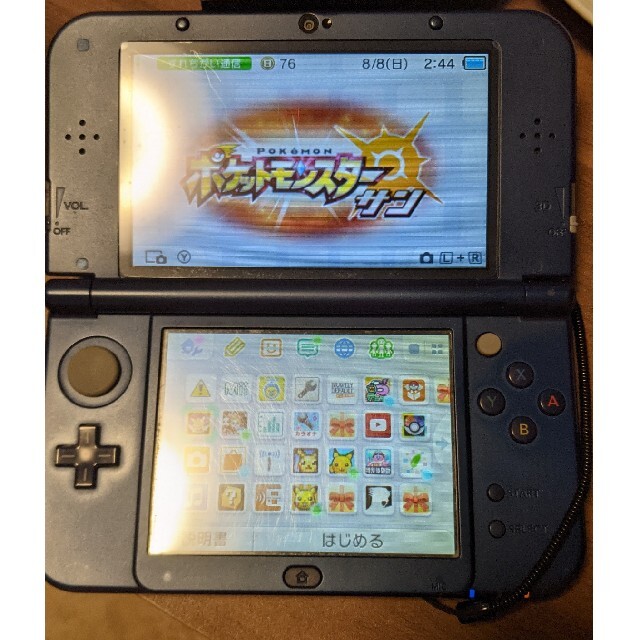 Newニンテンドー3DS LL メタリックブルー　実動品3DS