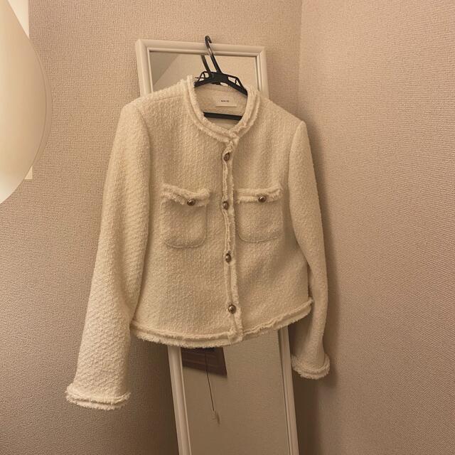 Lochie(ロキエ)のnugu tweed jacket レディースのジャケット/アウター(ノーカラージャケット)の商品写真