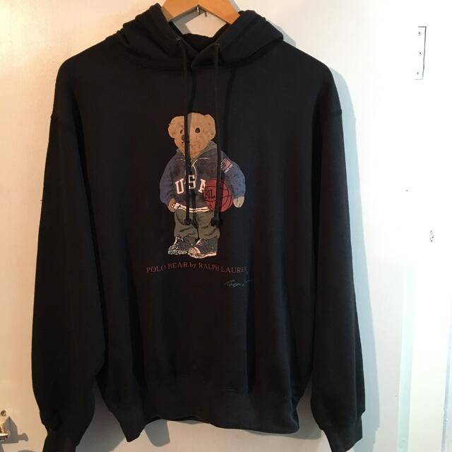 POLO RALPH LAUREN(ポロラルフローレン)のポロラルフローレン ポロベアパーカー(M)古着 メンズのトップス(パーカー)の商品写真