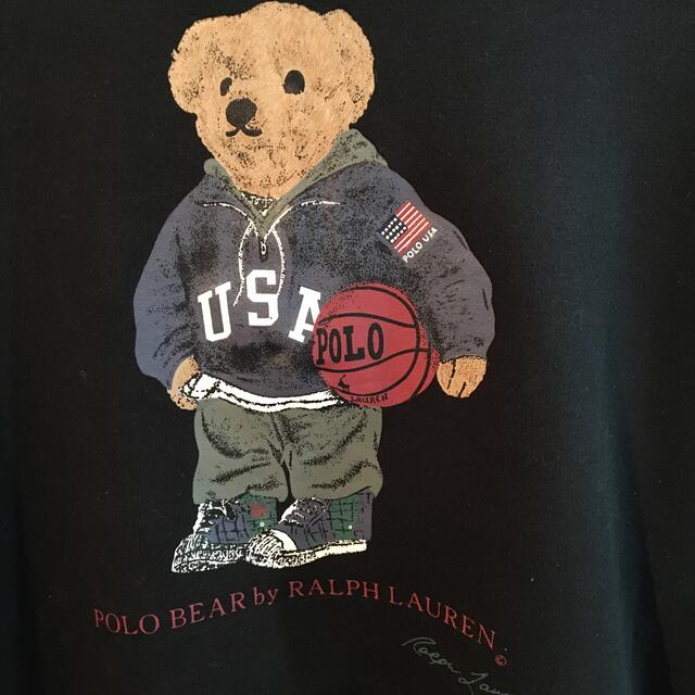 POLO RALPH LAUREN(ポロラルフローレン)のポロラルフローレン ポロベアパーカー(M)古着 メンズのトップス(パーカー)の商品写真