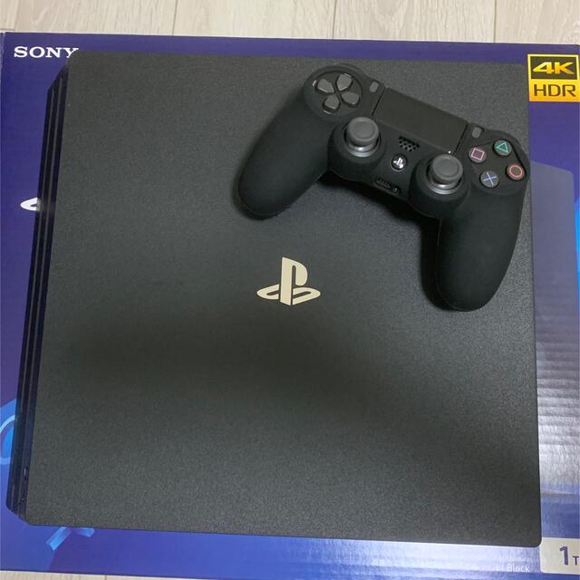 PlayStation4(プレイステーション4)のps4 pro  7200 1TB 美品　DEATH STRANDING付き エンタメ/ホビーのゲームソフト/ゲーム機本体(家庭用ゲーム機本体)の商品写真