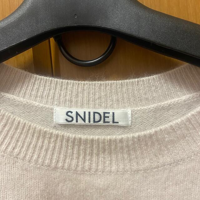 SNIDEL(スナイデル)のSNIDEL♡ シースルーショルダーニットプルオーバー レディースのトップス(ニット/セーター)の商品写真