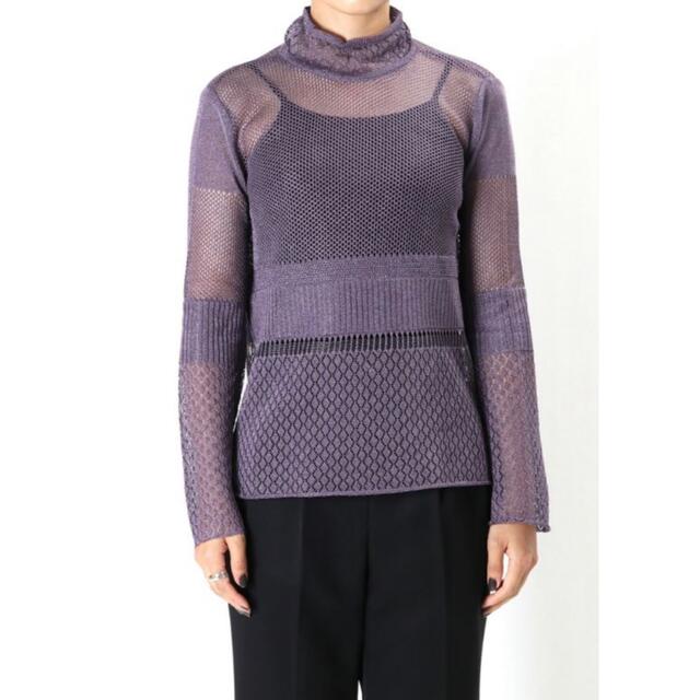 mame(マメ)のmame マメ High Neck Mesh Top レディースのトップス(その他)の商品写真